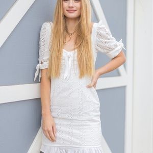 White Eyelet Dress